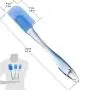 Kitchenware Utensils Set 3 Piece Premium Silicone Heat Resistant Non-Stick Baking Professional Cake Tools Blue,2set