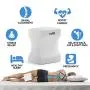 ComfiLife Orthopedic Knee Pillow for Sciatica Relief, Back Pain, Leg Pain, Pregnancy, Hip and Joint Pain - Memory Foam Wedge Contour