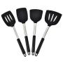 LXYLQ Silicone Kitchenware Set of 12 Cooking Spoon Shovel Set Stainless Steel Egg Beater Nonstick Pan Spatula