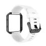 Simpeak for Fitbit Blaze Bands with Frame, Silicone Replacement Band Strap with Frame Case for Fit bit Blaze Smart Fitness Watch, Small/Large