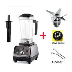 Heavy Duty Automatic Timer Blender Commercial Grade Mixer Juicer 3Hp 2200W Fruit Food Processor Ice Smoothies 2L Jar,With Extra 3 Parts,Au Plug