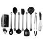 9Pcs Silicone Kitchenware Cooking Spoon Soup Ladle-Egg Spatula Turner Kitchen Tools Cooking Utensil Set Dinnerware Tools,9 Pieces