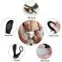 qqooo Remote Control Moving Silicone Pro State Automatic Stimulator Auto Electric Speed Machine Toy Extension Extender Sleeve Sheath Girth Enhancer for Men Double Ring Beads Plug Toy for Couple