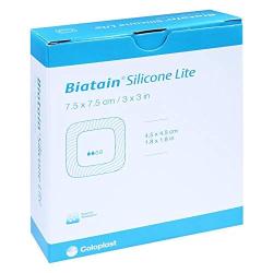 Coloplast Biatain? Silicone Lite Foam Dressing 3" x 3" with 1.38" x 1.38" Pad (Box of 10)