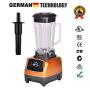 Eu/Us/Uk/Au Plug 3Hp 2200W Heavy Duty Professional Blender Mixer Juicer High Power Fruit Food Processor Ice Smoothie,Red,Eu Plug