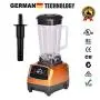 Eu/Us/Uk/Au Plug 3Hp 2200W Heavy Duty Professional Blender Mixer Juicer High Power Fruit Food Processor Ice Smoothie,Red,Au Plug