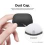 elago Upgraded AirPods Case (Front LED Visible) Protective Skinny Cover (with no Hinge) Compatible with Apple AirPods 2 and 1 (Black)