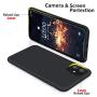 SURPHY Silicone Case Compatible with iPhone 11 Case 6.1 inch, Liquid Silicone Full Body Thickening Design Phone Case (with Microfiber Lining) for iPhone 11 6.1 2019, Black