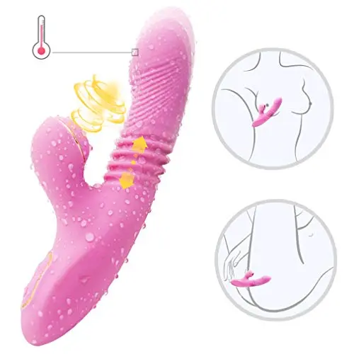 Adult Toys Women Multi Thrusting &Sucking Modes Vibrate Toy Oral Tongue Vibration Wand,Waterproof Multi Speed Clitorial Simulator ,T-Shirt