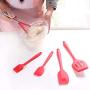 Professional 5pcs Set Silicone Cooking Sets Egg Beater Spoon Spatula Oil Brush Kitchenware, Kitchen Oil Brush - Pink Kitchen Utensils, Aluminum Spatula, Kitchen Ware, Silicon Utensils