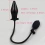 Black Inflatable Anal Plug Expandable Butt Plug With Pump Adult Products Silicone Sex Toys for Women Men Anal Dilator Massager