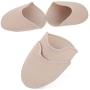 Professional Ballet Dance Toe Pad Foot Protection Toe Thongs Silicone Gel Forefoot Pads Shoes Insoles Insert Pointe Shoes (Short, Flesh)