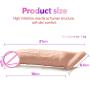Membrum Sleeve Case Cover Overstriking Ipsism Intrest Stick Wand Fun Rod for Couples Flesh 8 inch