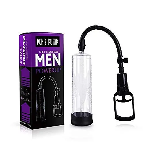 Held Enlarger Pēnīs Air Pump for Man - Mens Supplement Paint Sprayers Toys - Male Hand Extender - Manual Enlargement Vacuum Device for Bēginner - Strong Mens Power for Great - Silicone - Black