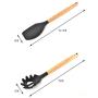 SKYyao Kitchen utensil set Silicon Bakelite handle kitchenware 8-piece set non-stick spatula spoon tool set cooking kitchenware silicone