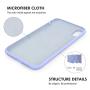 Guarm iPhone XR Case Liquid Silicone Gel Cases with Soft Microfiber Lining Slim Shell Protective Case Cover for Apple iPhone XR (Lgiht Purple)