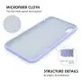 Guarm iPhone XR Case Liquid Silicone Gel Cases with Soft Microfiber Lining Slim Shell Protective Case Cover for Apple iPhone XR (Lgiht Purple)