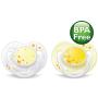 Philips AVENT BPA Free Nighttime Infant Pacifier, 0-6 Months, Colors May Vary, 2-Count
