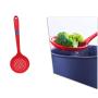 Zyj Household Kitchenware Food Grade Silicone Spatula Nonstick Cookware High Temperature 4 Piece Set Black and Red (Color : Black)