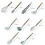 9-Piece Kitchenware Set Non-Stick Pan Silicone Spatula Kitchenware Home Kitchen Cooking Cooking Set, Kitchenware