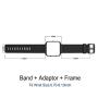 Simpeak for Fitbit Blaze Bands with Frame, Silicone Replacement Band Strap with Frame Case for Fit bit Blaze Smart Fitness Watch, Small/Large