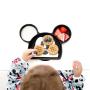 Bumkins Disney Silicone Grip Dish, Suction Plate, Divided Plate, Baby Toddler Plate, BPA Free, Microwave Dishwasher Safe - Mickey Mouse