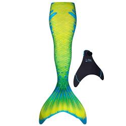 Fin Fun Mermaid Tails for Swimming with Monofin - Kids and Adult Sizes - Limited Edition