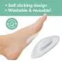 ZenToes Metatarsal Pads Ball of Foot Cushions Adhere to Shoes for Neuroma, Metatarsalgia Pain Relief – 4 Pack (2 Pairs)
