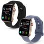 NUKELOLO Sport Band Compatible with Apple Watch 38MM 40MM 42MM 44MM,Soft Silicone Replacement Strap Compatible for Apple Watch Series 5/4/3/2/1