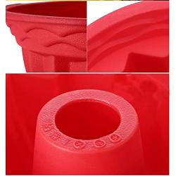 Silicone Bundt Pan Cake Nonstick Fulted Molds Tube for Baking