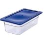 Carlisle 3066107 StorPlus Third Size Food Pan, Polycarbonate, 4" Deep, Clear