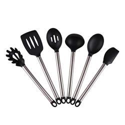 JunbosiKitchenware Cooking Cookware 6 Piece Set Silicone Shovel Spaghetti Spaghetti Scraper Spoon Kitchenware