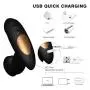 Rechargeable Vibrating Stimulator Plug Multi Stimulation Patterns, Portable Waterproof Postate Massager for Male Wireless Remote Control Silicone Toy