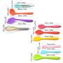 silicone kitchenware cooking set of spatulas spoons heat resistant 10pcs multicolour kitchen baking tool sets 10pcs stylish travel party spatula spoon cookware color heat-resistant whisk shovel