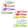 silicone kitchenware cooking set of spatulas spoons heat resistant 10pcs multicolour kitchen baking tool sets 10pcs stylish travel party spatula spoon cookware color heat-resistant whisk shovel