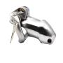 FeiGu Chastity Device Cage Stainless Steel Sex Toys for Men 159 (Short,45mm Ring)