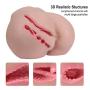 Jizomer Lifelike Lifesize 2 in 1 P?ckét Puss? Female Silicone Toy Full Size,with Soft and Comfortable Dual Tunnels Deluxe Toys for Men Relax, 12.93lbs (11.81 x 14.96 x 7.08 Inch)