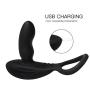 LEVETT Anals Plug Vibrator Male Cock Ring Prostate Massaging 11+11 Vibration Modes Rechargeble Wireless Penis Sex Toy with Remote Control