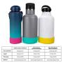 Protective Silicone Sleeve Fit 12-64oz for Hydro Flask,Simple Modern,Takeya,MIRA, Iron Flask and Other Brand Water Bottle,Travel Pet Bowl for Dog Cat Food Feeding has Square and Rounded Bottom Boot