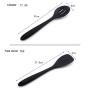 HUShjsd Silicone Kitchenware Set Of 10, Non-stick Kitchenware Set Cooking Spoon Set Kitchenware，spatulas Silicone Heat Resistant,Black