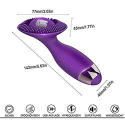 Waterproof Silicone Cli^torial Sucking Magical Toy with 10 Powerful Sucking Modes for Women and Couples, Rechargeable, Quiet