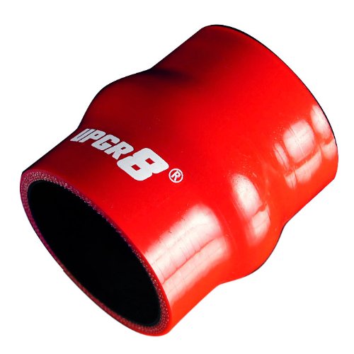 Upgr8 Universal 4-Ply High Performance Straight Hump Coupler Silicone Hose (2.25"(57MM), Red)