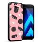 Samsung Galaxy A3 2017 Case,Flexible Soft TPU Cover Shell,Slim Silicone Black Rubber Non-Slip Durable Design Protective Phone Case for Samsung Galaxy A3 2017 -Biscuits