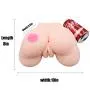 Mens Adult Sex Toys Super Soft & Realistic 2 Entries Pussy Ass Anal Sex Doll - Lifelike Women Body Torso Silicone Love Doll Male Masturbator for Men Couples Gay Best Gift