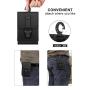 MoKo Tactical Phone Holster, EDC Molle Pouch Belt Waist Bag Fit 6.8&quot Phone, iPhone 11 Pro/11/11 Pro Max/Xs Max/XR/Xs/X, Samsung Galaxy Note 10/Note 10 Plus/S10e/S10/S10 Plus, Google Pixel 3a - Black