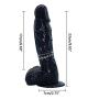 WY-Massagrel UniSêx Strap On Toy Waist Adjustable Double Role Play Silicone Black by by WY-Love