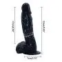 WY-Massagrel UniSêx Strap On Toy Waist Adjustable Double Role Play Silicone Black by by WY-Love