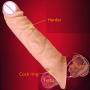 Membrum Sleeve Case Cover Overstriking Ipsism Intrest Stick Wand Fun Rod for Couples Flesh 8 inch