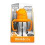 Thinkbaby Stainless Steel Thinkster Bottle, Orange (9 ounce)