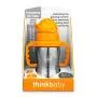Thinkbaby Stainless Steel Thinkster Bottle, Orange (9 ounce)